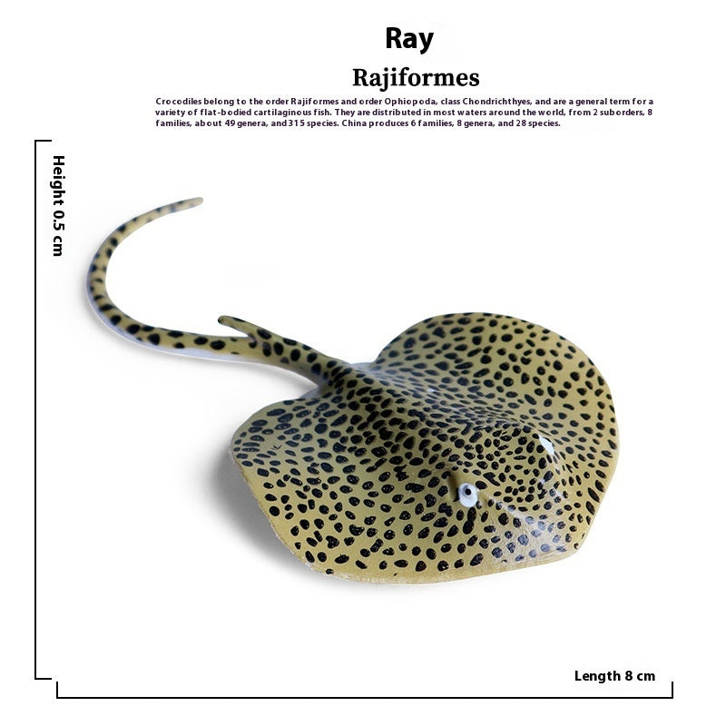 Simulation Marine Animal Model Children's Cognitive Toy