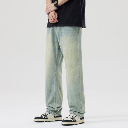 Plus Size Men's Summer New Thin Type Jeans