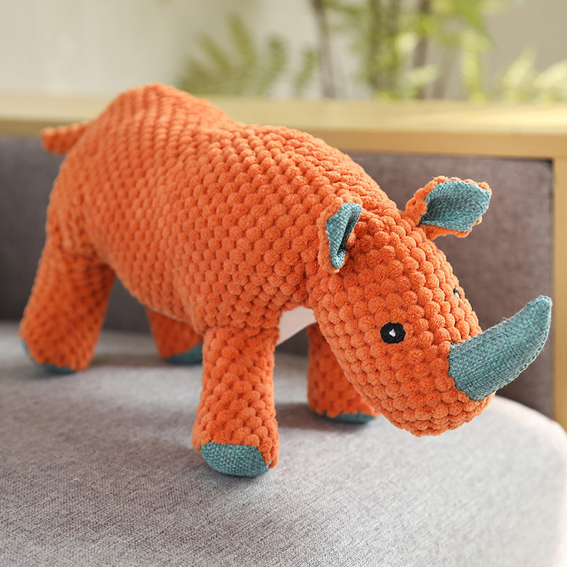 Pet Supplies Plush Toy Molar Long Lasting Corduroy Sounding Doll