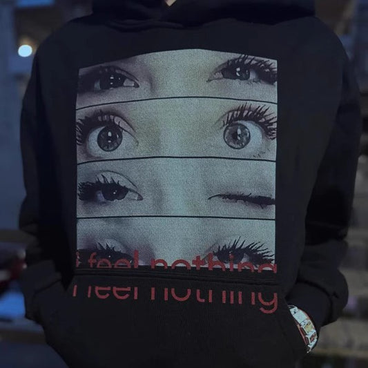 Sports Long Sleeved Hooded Sweatshirt