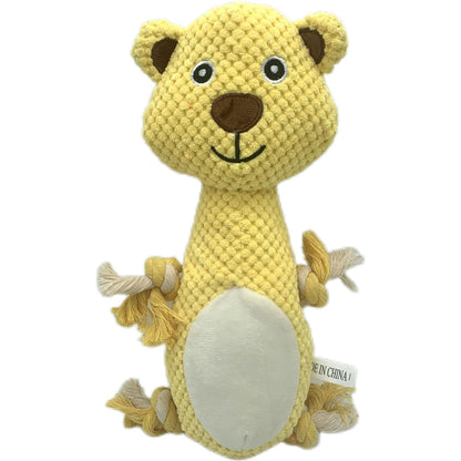 Pet Supplies Plush Toy Molar Long Lasting Corduroy Sounding Doll