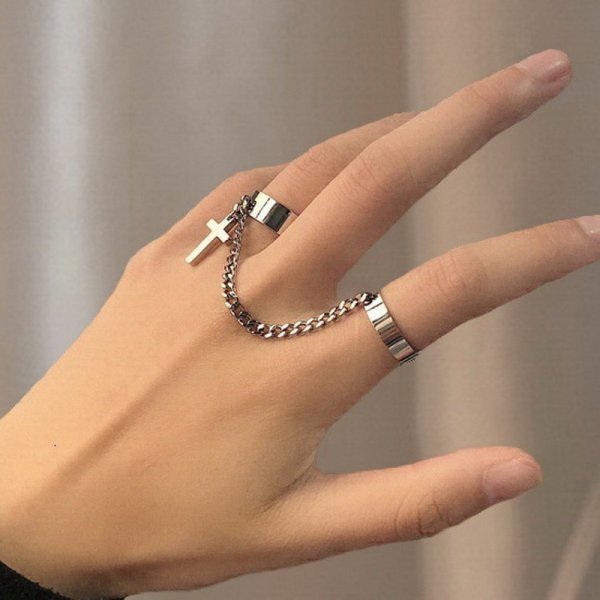Women's Fashion Irregular Convex Wide Face Ring