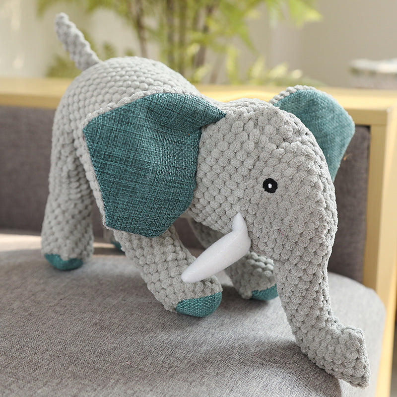 Pet Supplies Plush Toy Molar Long Lasting Corduroy Sounding Doll