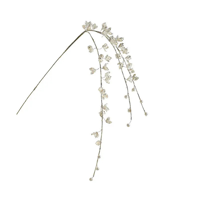 Christmas Acrylic White Crystal Twig Cutting Creative Decoration - Ocean Vault