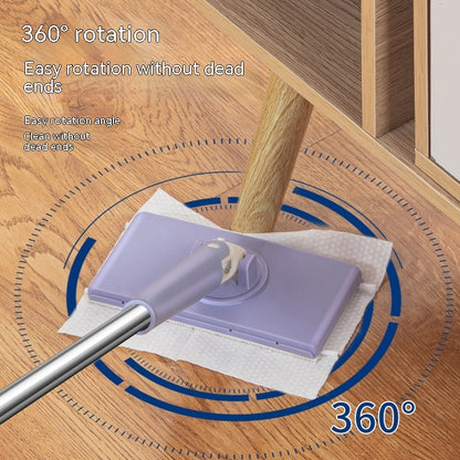 Household Bathroom No Dirty Hands Lazy Mop Cloth Clipping