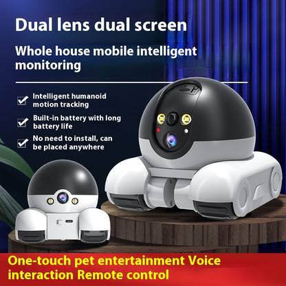 Wireless Smart 360-degree HD Dual Lens Robo Camera