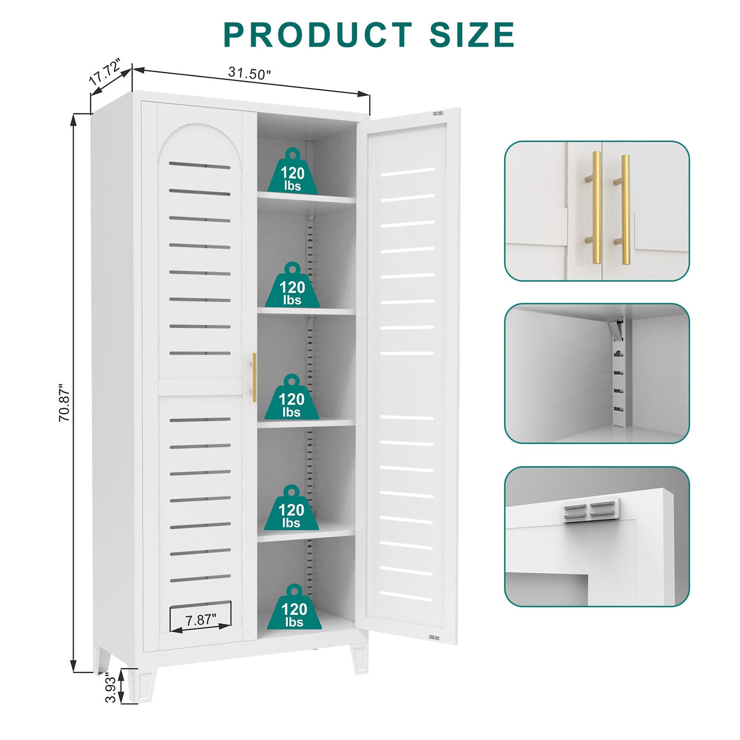 2 Shapely Doors Cabinet  180 Height