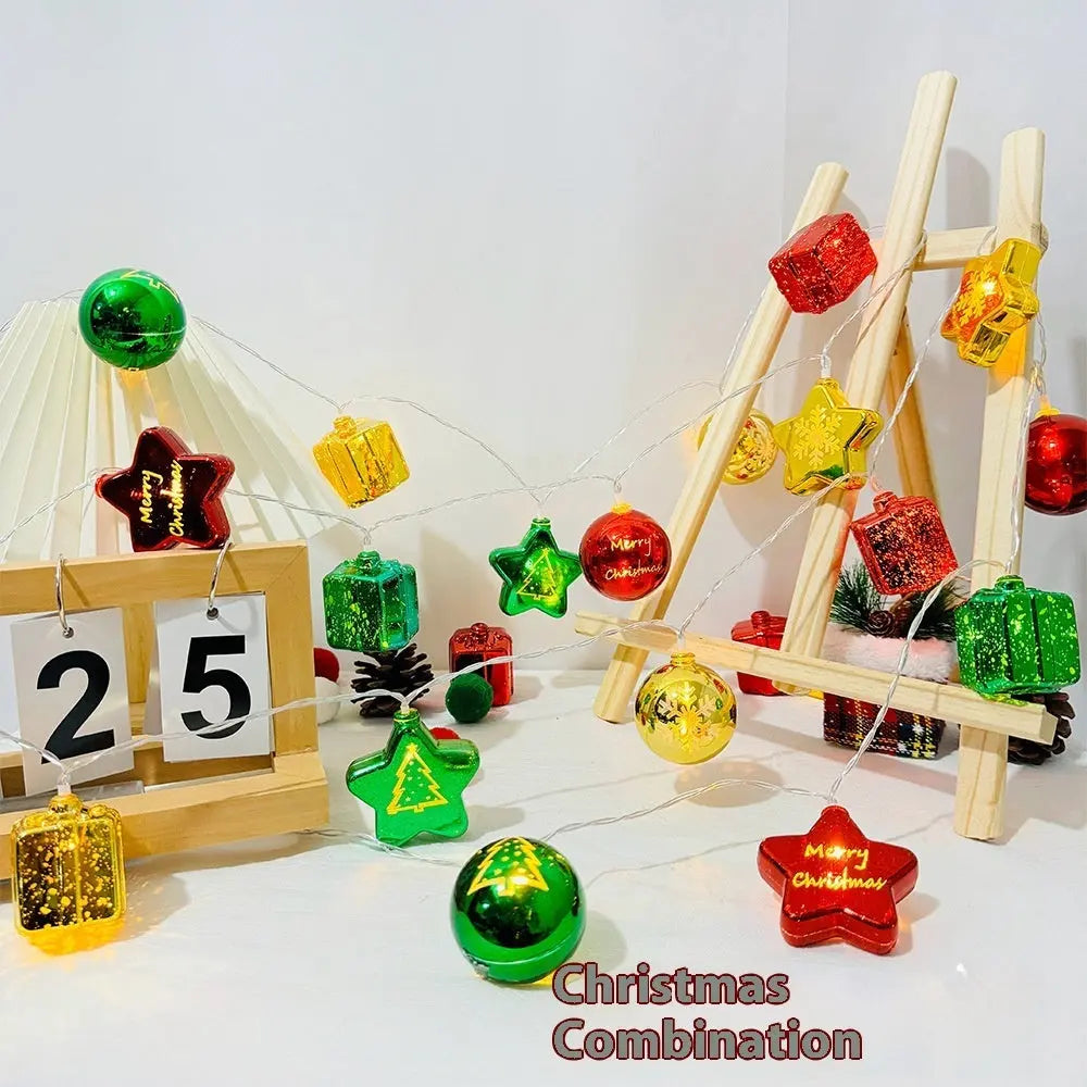 Christmas Party Decorations Scene Layout Atmosphere Lighting Chain - Ocean Vault