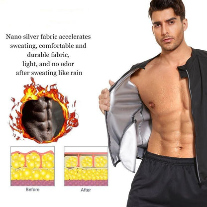 Abdominal Tightening Fitness Sweating Long Sleeved Sportswear