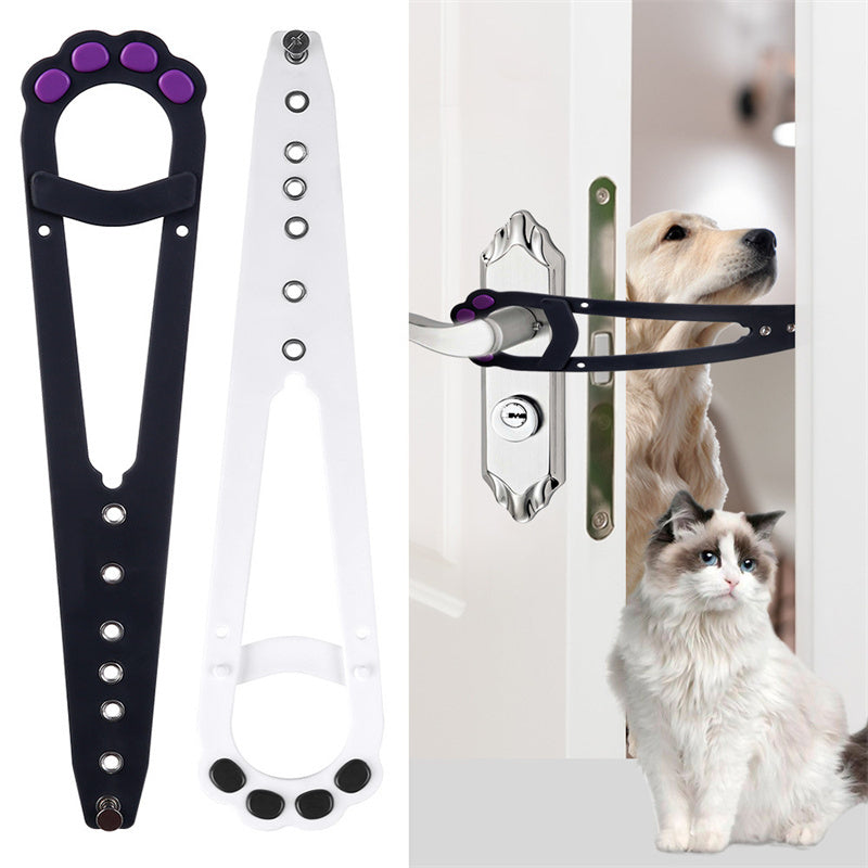 Pet Door Holder Latch Prevents Dogs/Cats From Entering/Exiting
