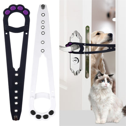 Pet Door Holder Latch Prevents Dogs/Cats From Entering/Exiting