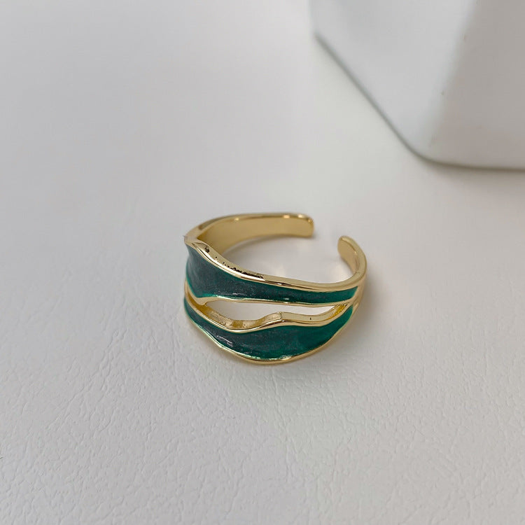 European And American Simple Titanium Steel Ring