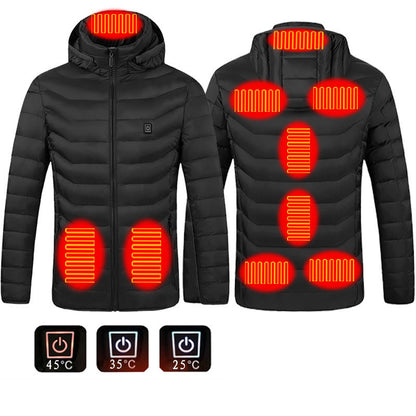 New  Electric Jacket Cotton Coat Heater Thermal Clothing for Winter