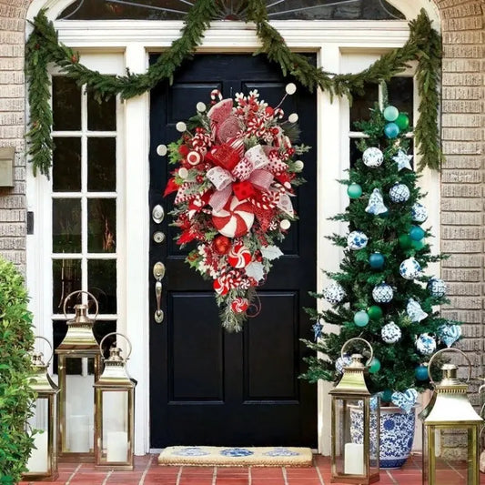 Christmas Upside Down Tree Door Wall Decoration - Ocean Vault