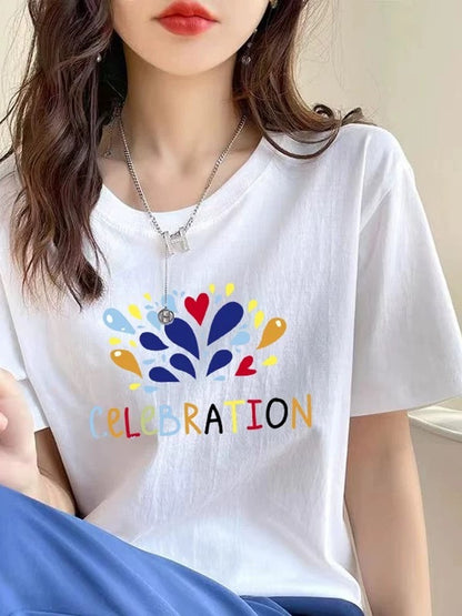 Pure Cotton Summer Short-sleeved T-shirt Chinese Style Fashionable And Stylish
