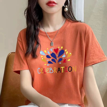 Pure Cotton Summer Short-sleeved T-shirt Chinese Style Fashionable And Stylish