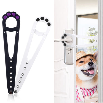 Pet Door Holder Latch Prevents Dogs/Cats From Entering/Exiting