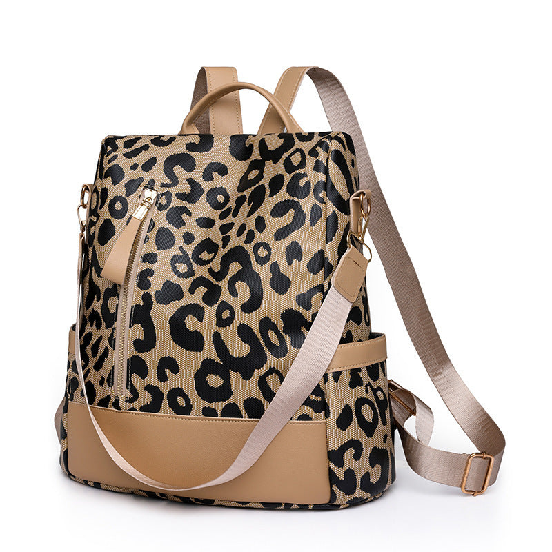 Simple Leisure Travel Large Capacity Soft Leather Shoulder Bag For Women