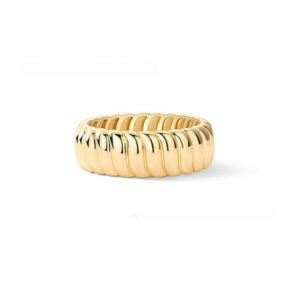 Personalized Bread Abstract Ring For Women