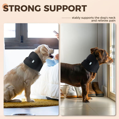 NEW Dog Support Collar Collar Anti-licking Sprained Neck Head Cover Pet Neck Support Small Medium Large Adjustable Universal