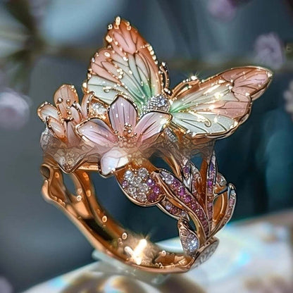 Jewelry Ring Butterfly Ring Boutique Decoration