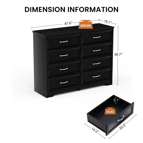 Particle Board With 8 Drawers Dressing Table