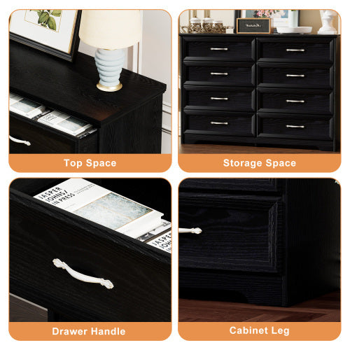 Particle Board With 8 Drawers Dressing Table