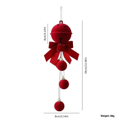 Exquisite Christmas Shop Windows Tree Hanging Decorations Ornaments Festival Party Atmosphere Decoration Props Christmas Bells - Ocean Vault