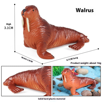 Simulation Marine Animal Model Children's Cognitive Toy