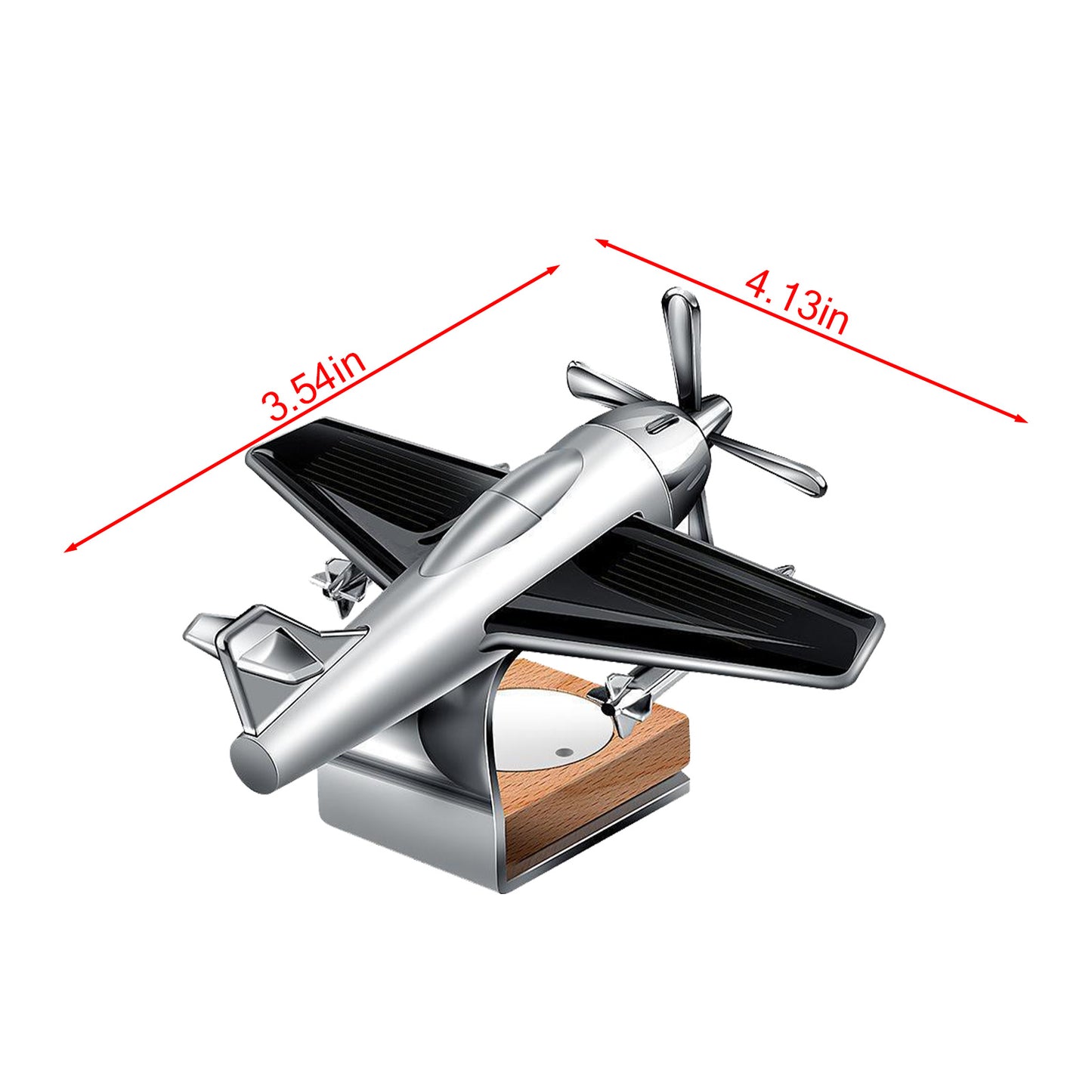Car Perfume Interior Solid Decoration Solar Airplane Ornaments