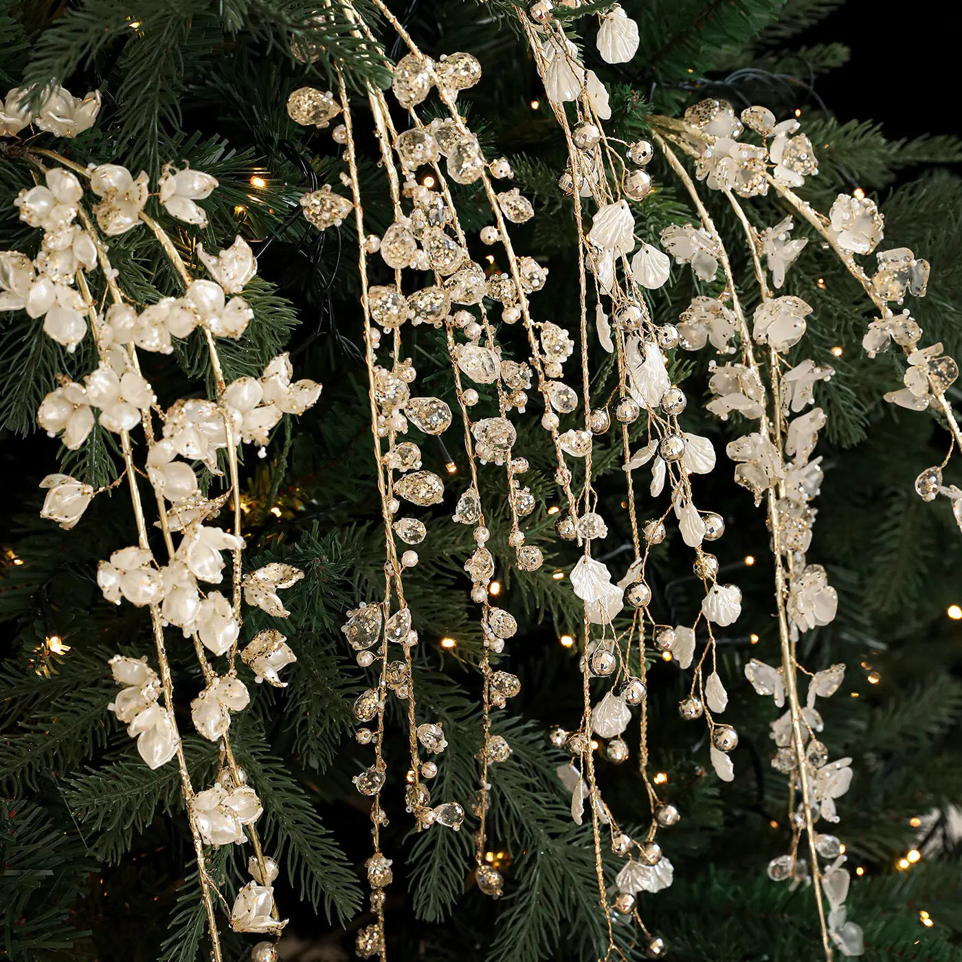 Christmas Acrylic White Crystal Twig Cutting Creative Decoration - Ocean Vault